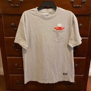 Gray size large Grizzly T-shirt